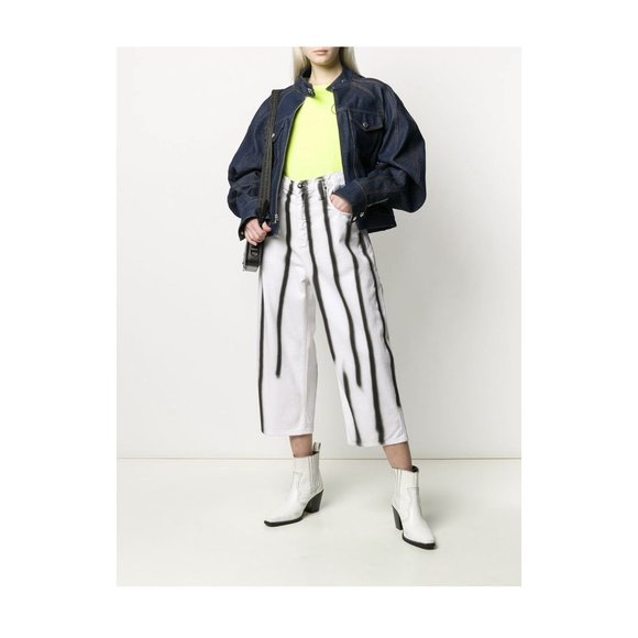 Eckhaus Latta Puff Sleeve Denim Jacket - Picture 2 of 13